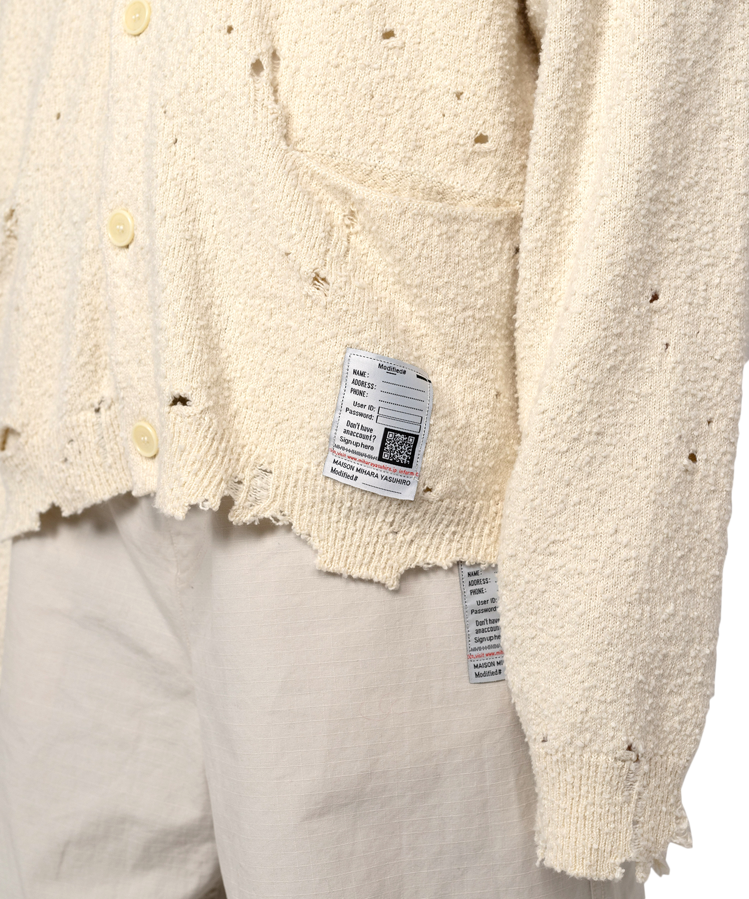 Distressed Knit Cardigan