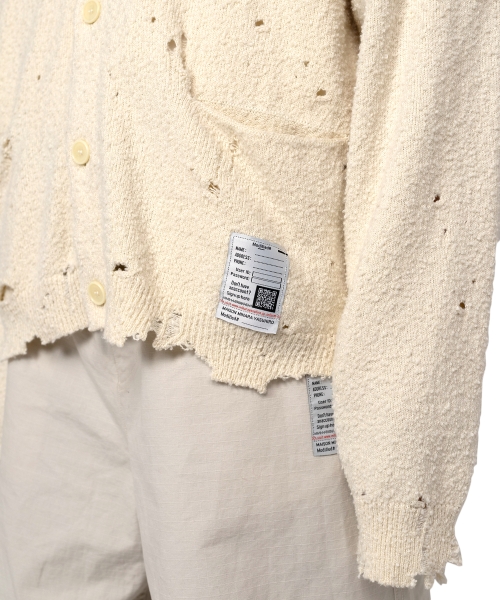 Distressed Knit Cardigan