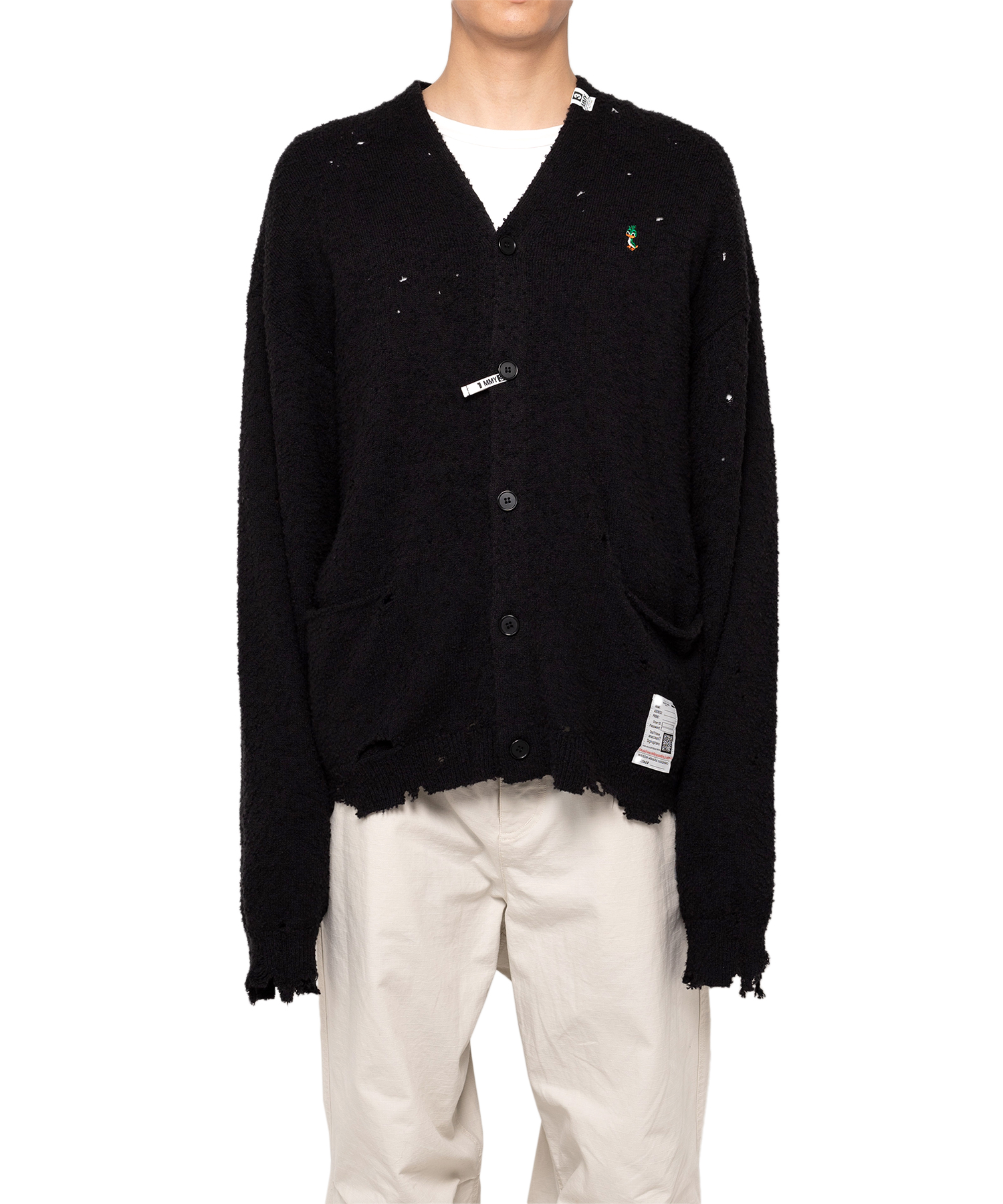 Distressed Knit Cardigan