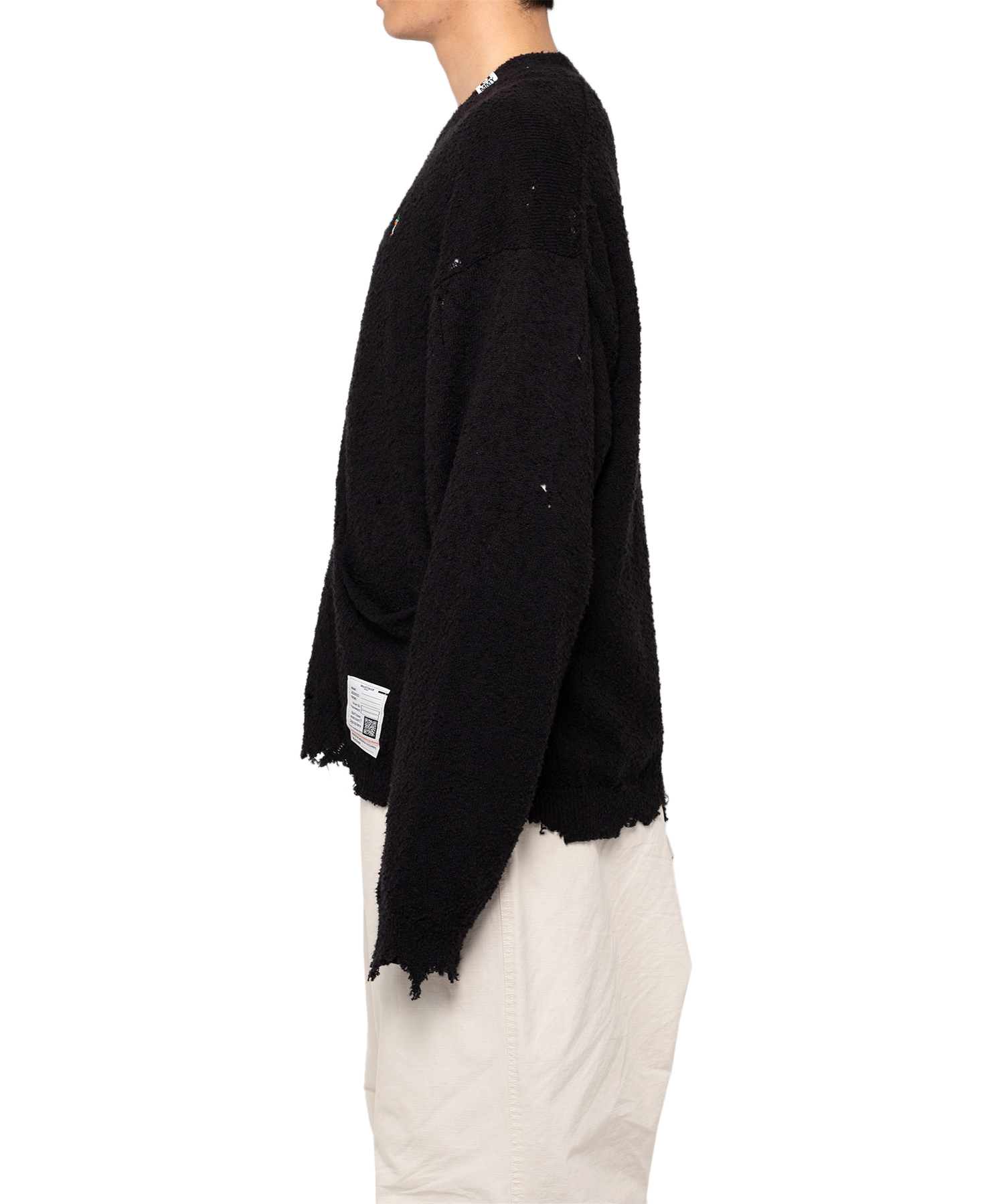 Distressed Knit Cardigan