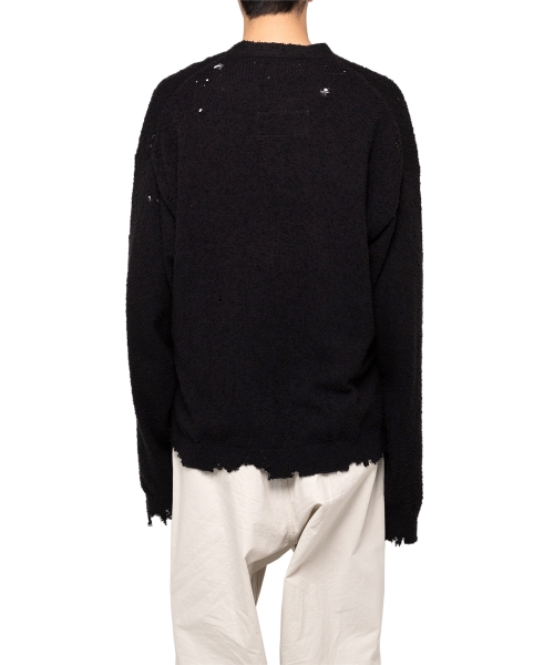 Distressed Knit Cardigan