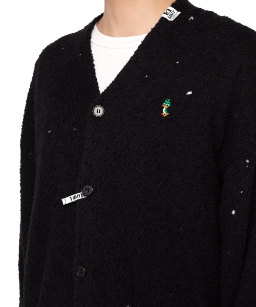 Distressed Knit Cardigan