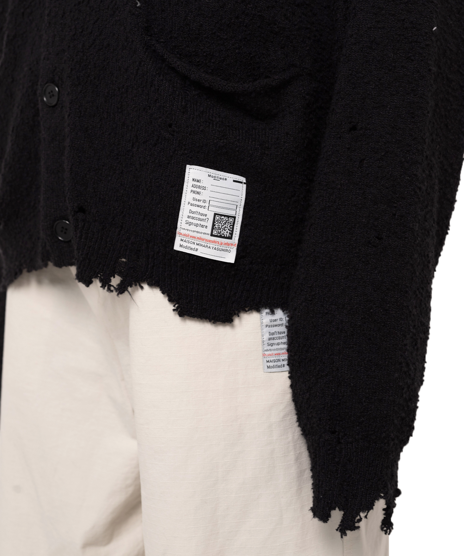 Distressed Knit Cardigan