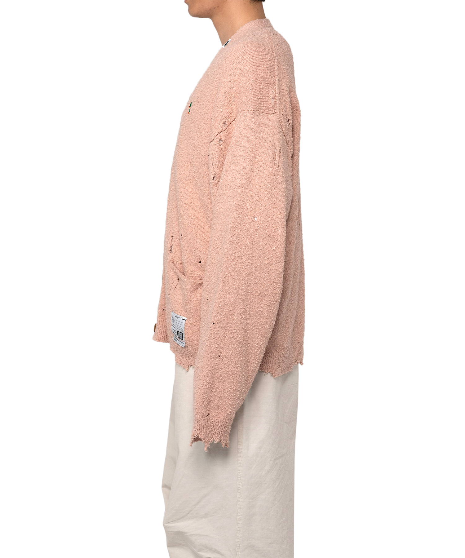 Distressed Knit Cardigan