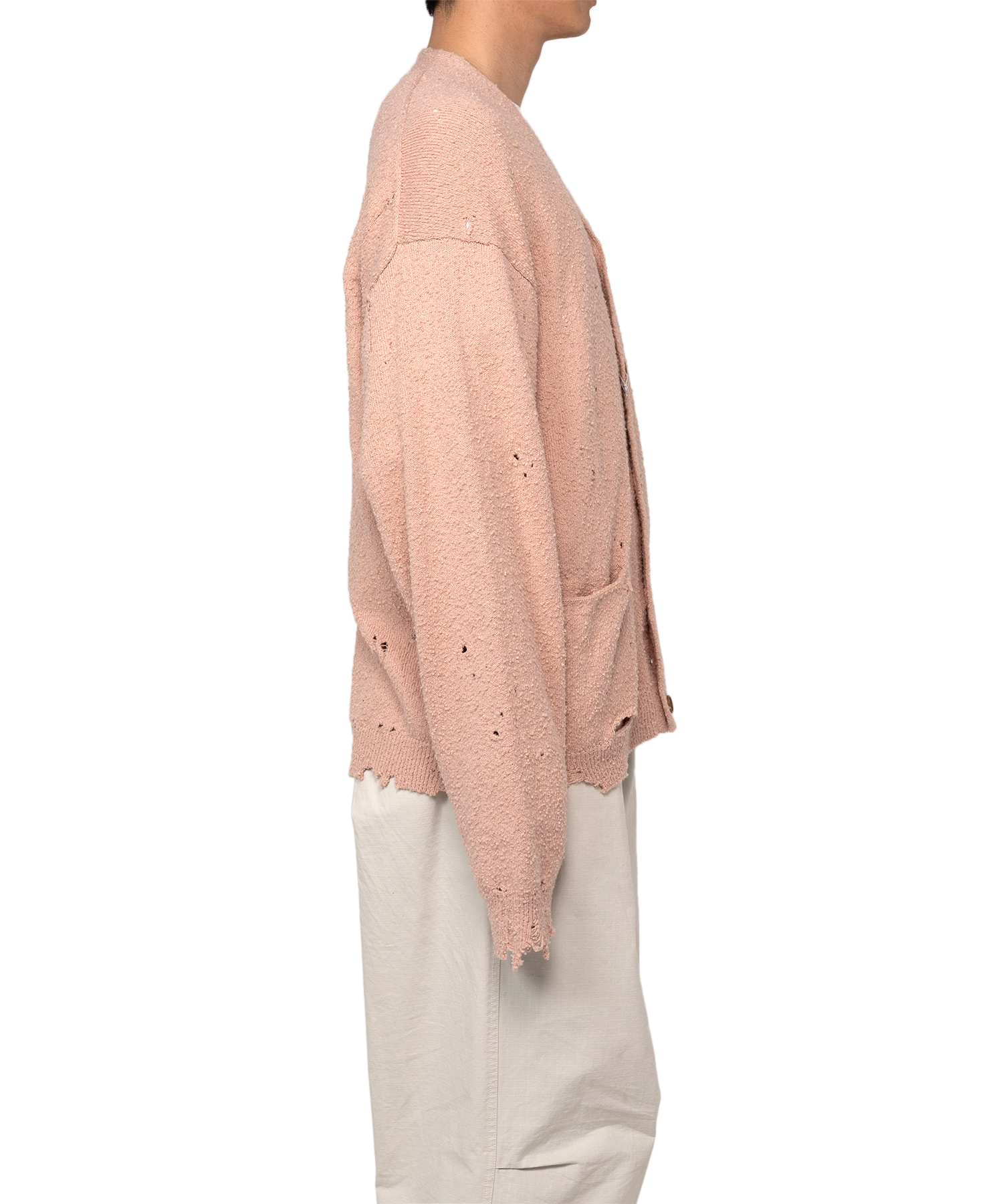 Distressed Knit Cardigan