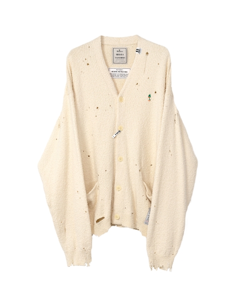 Distressed Knit Cardigan