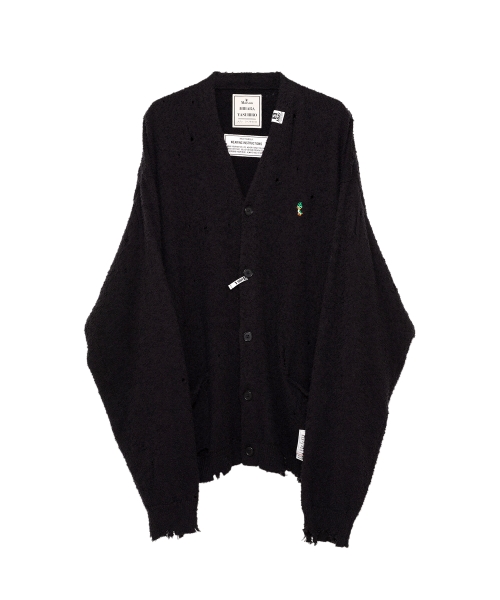 Distressed Knit Cardigan