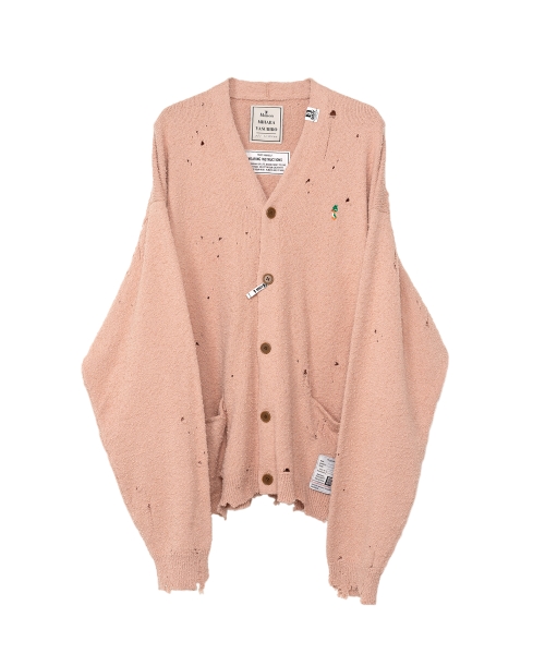 Distressed Knit Cardigan