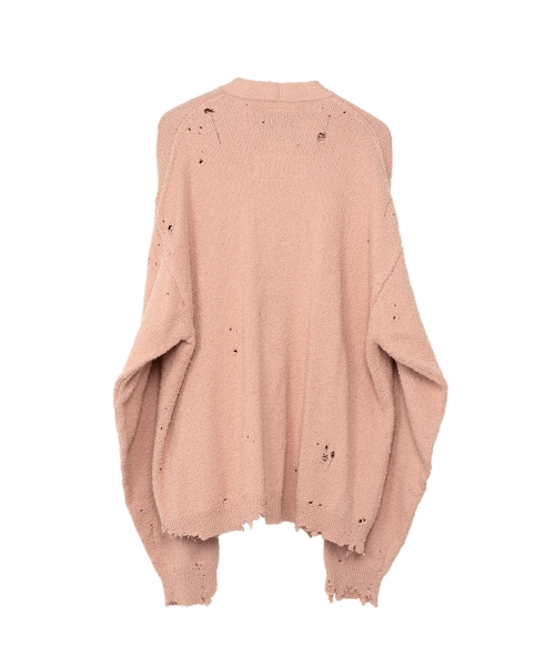 Distressed Knit Cardigan