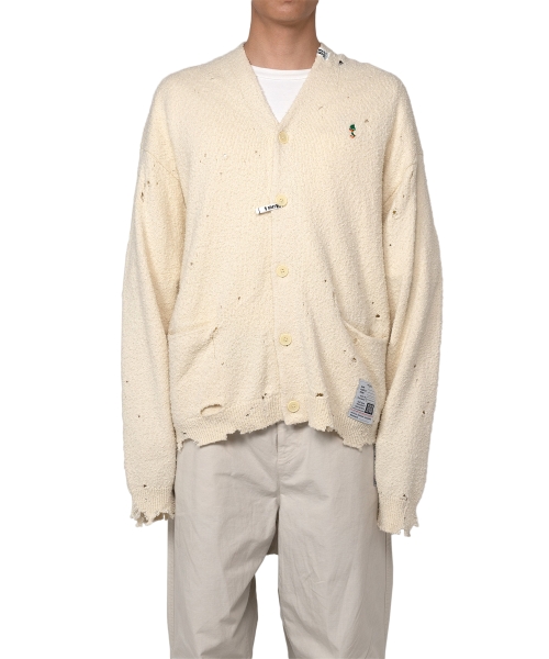 Distressed Knit Cardigan