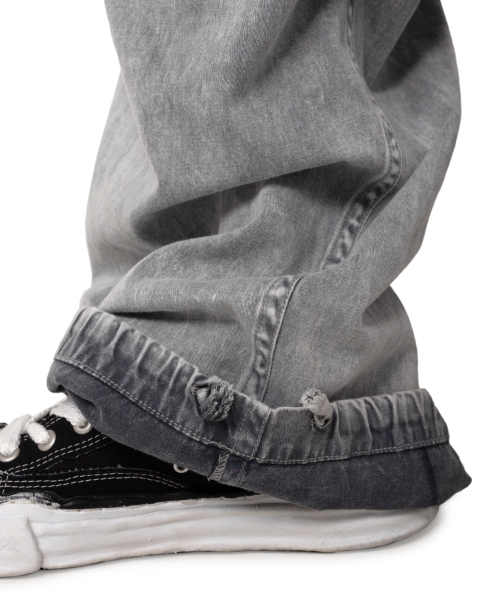 Cotton Satin Military Pants