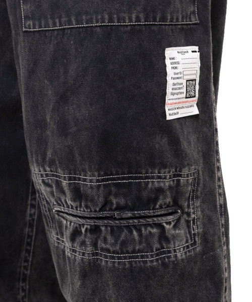 Cotton Satin Military Pants