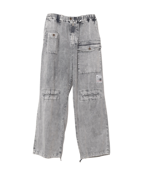 Cotton Satin Military Pants