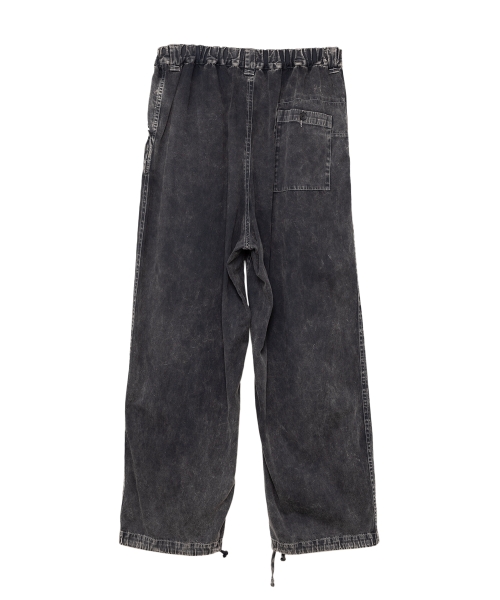 Cotton Satin Military Pants