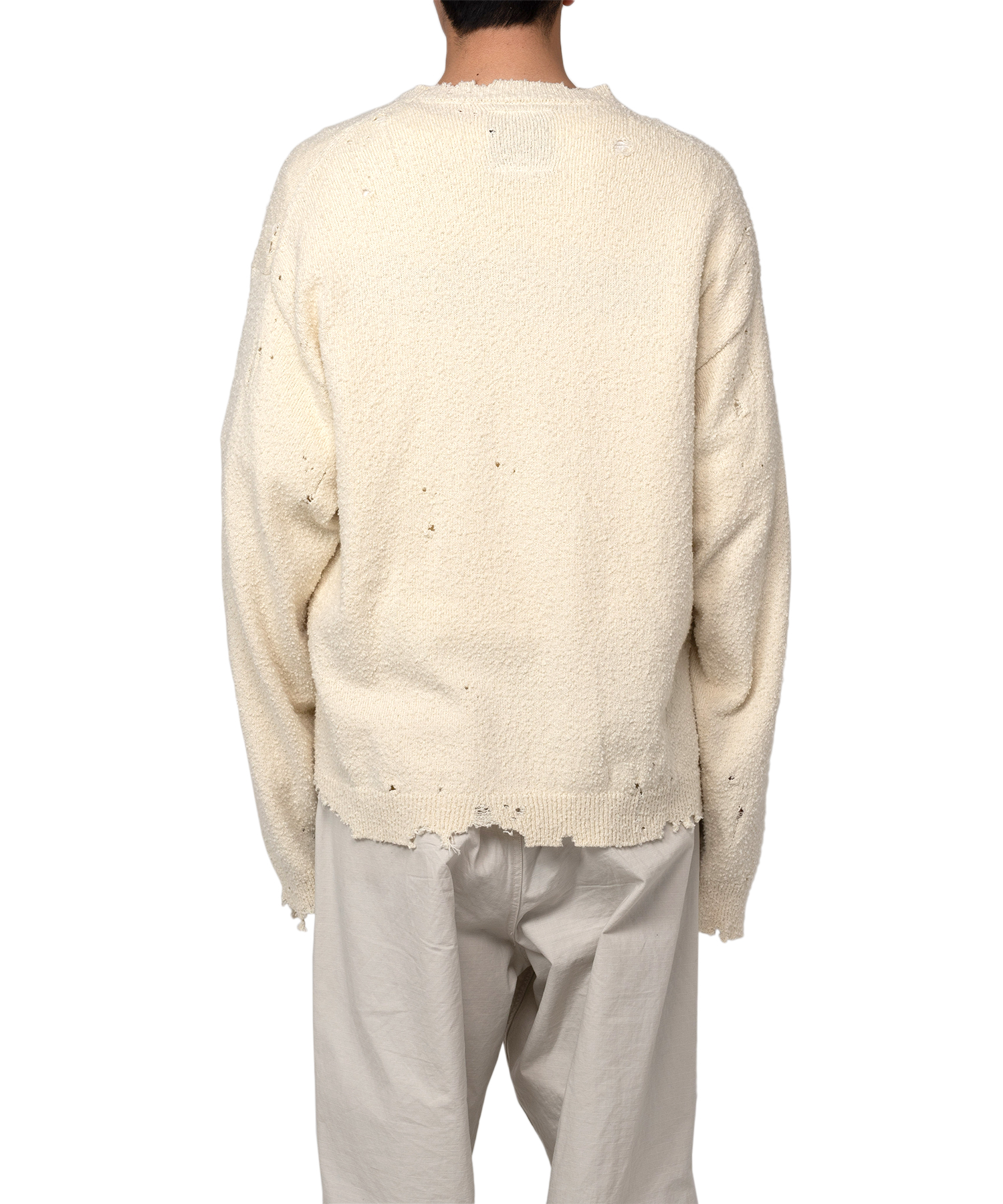 Distressed Knit Sweater