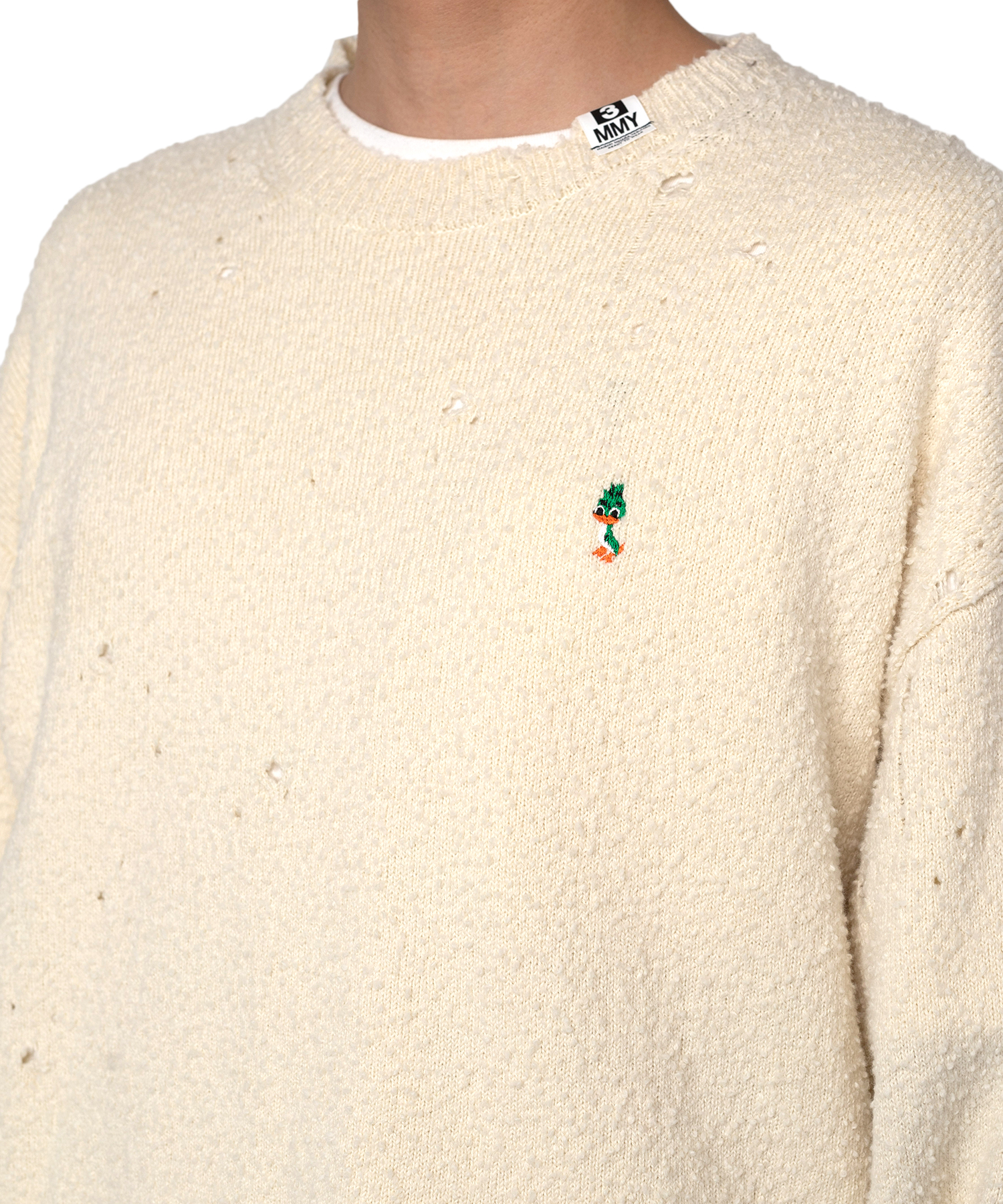 Distressed Knit Sweater