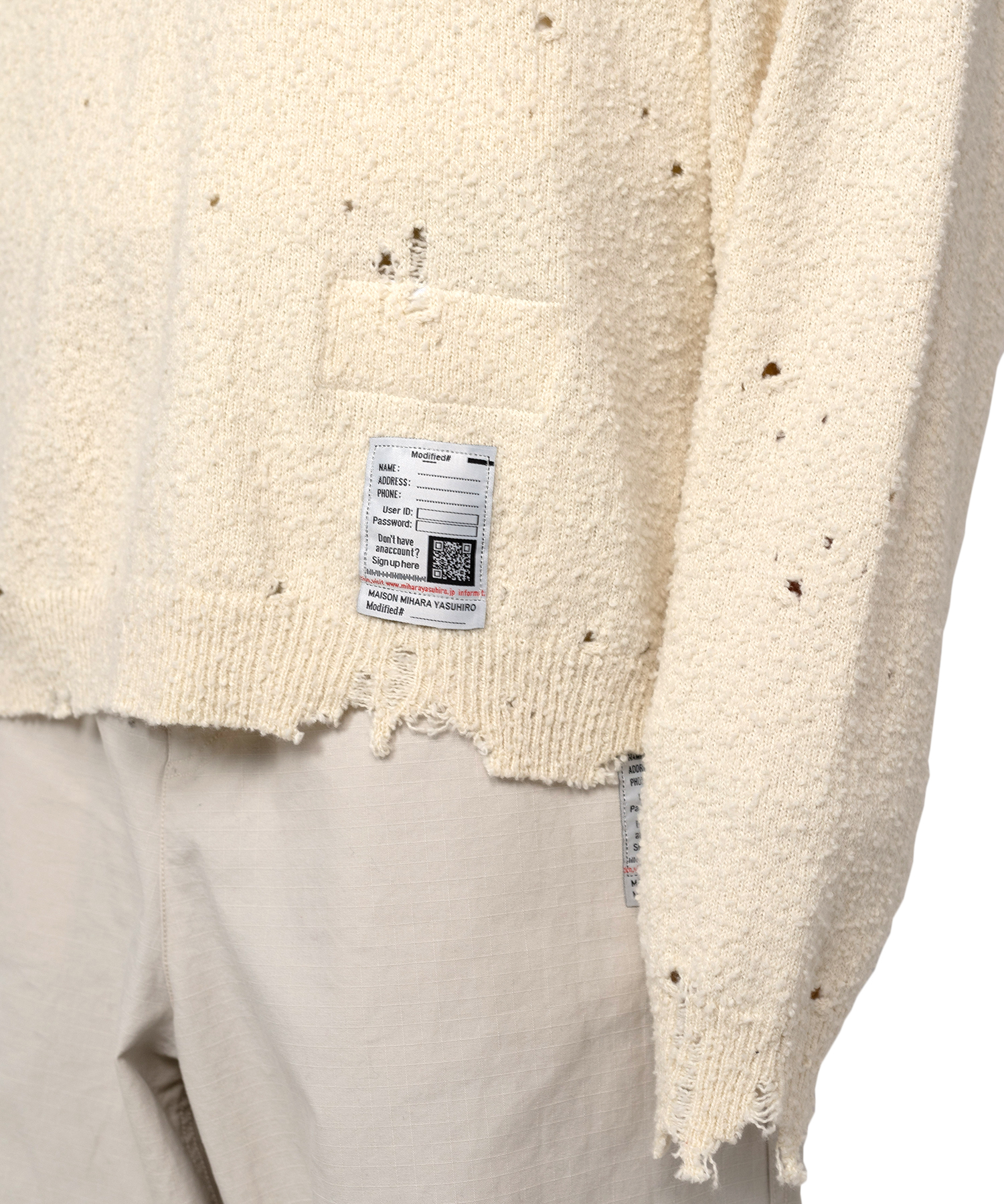 Distressed Knit Sweater