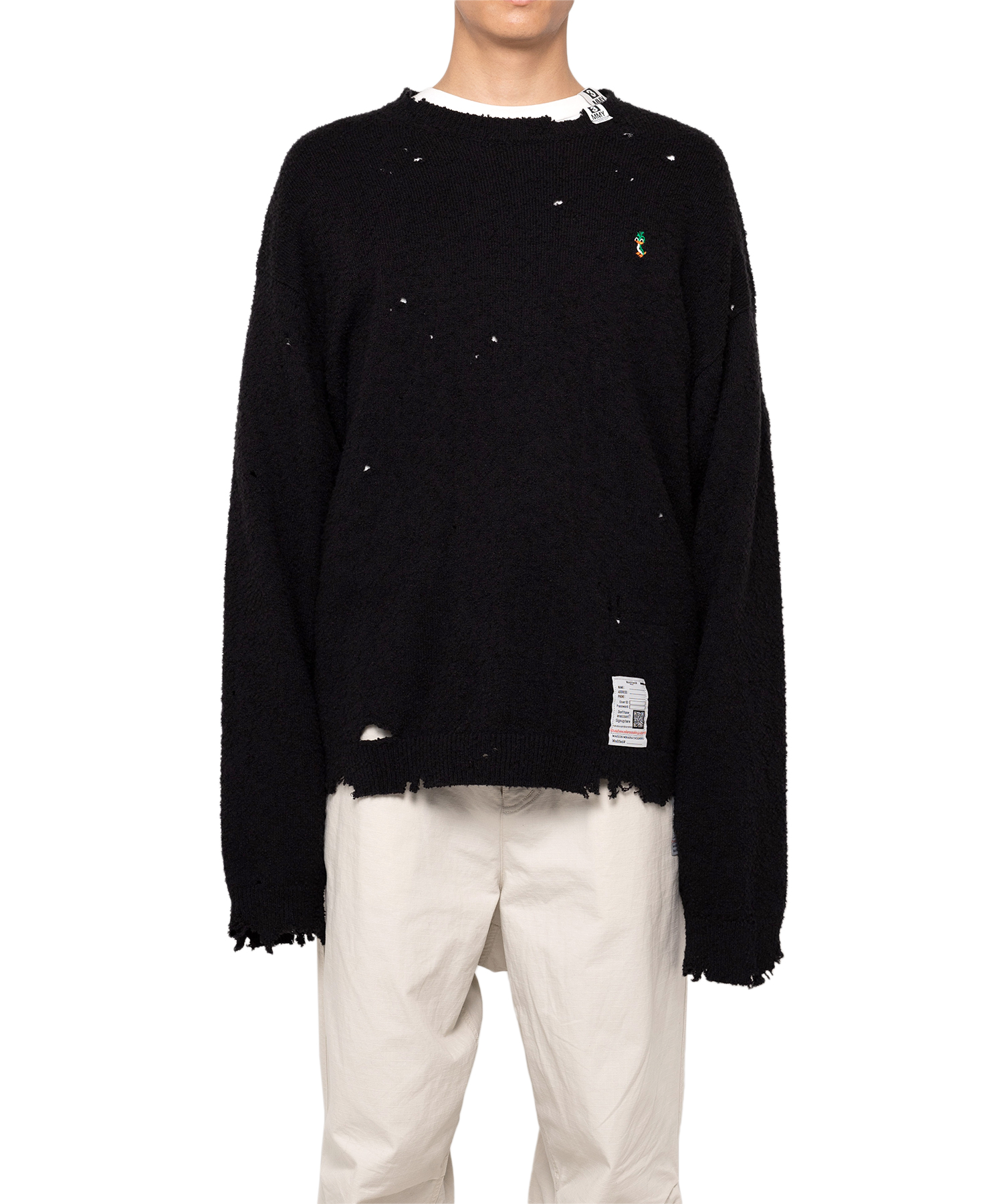 Distressed Knit Sweater