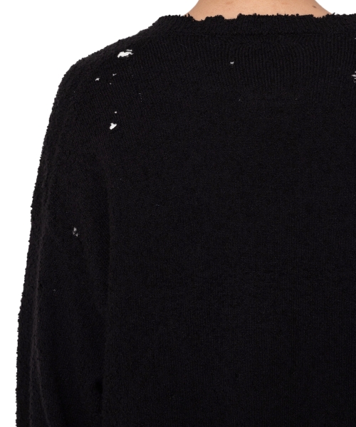 Distressed Knit Sweater