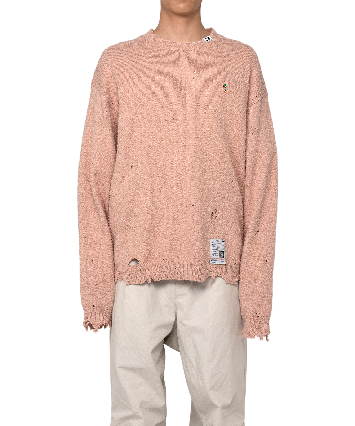 Distressed Knit Sweater