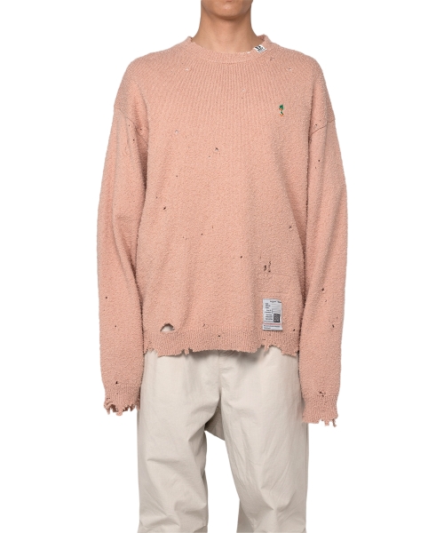 Distressed Knit Sweater