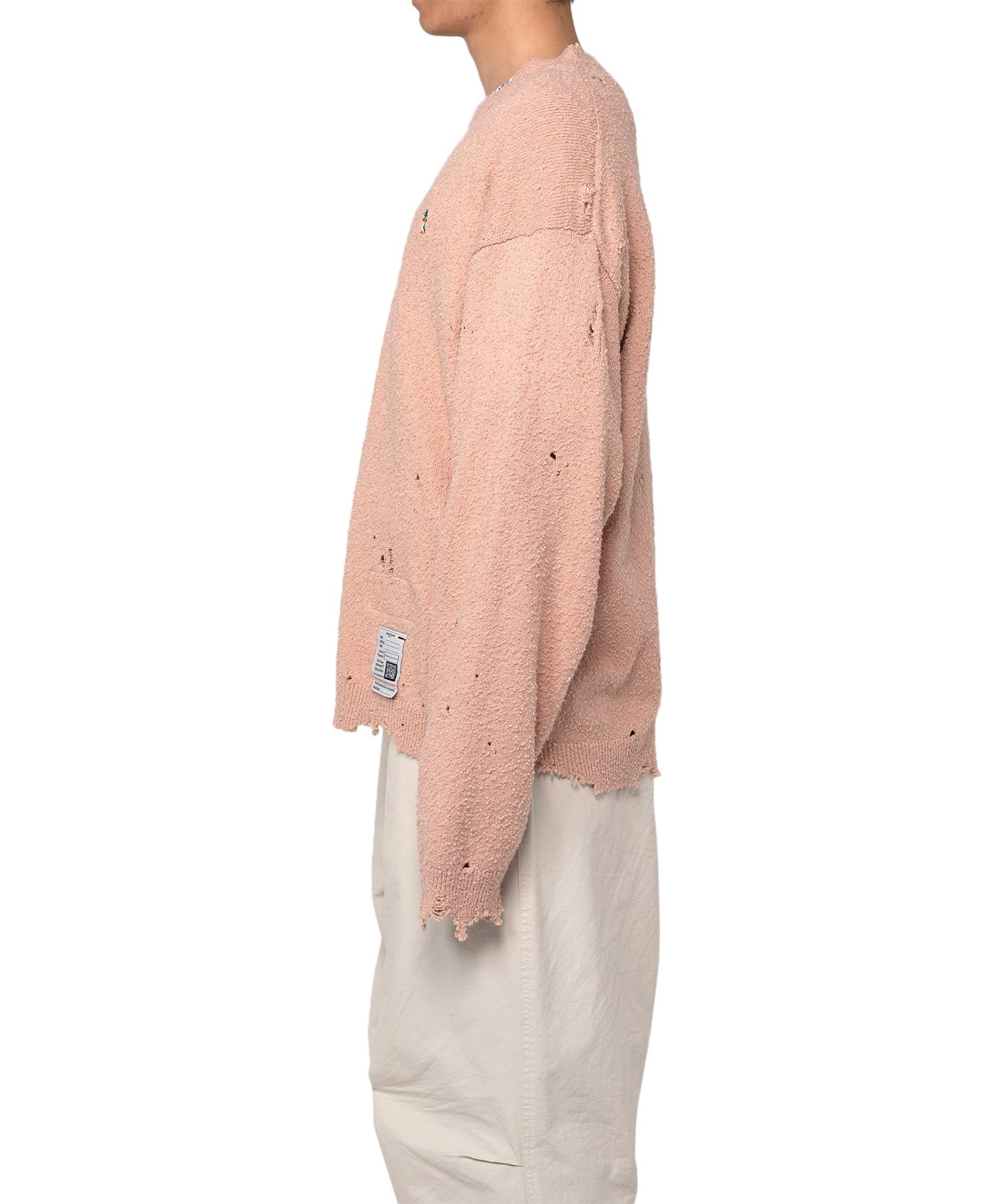 Distressed Knit Sweater