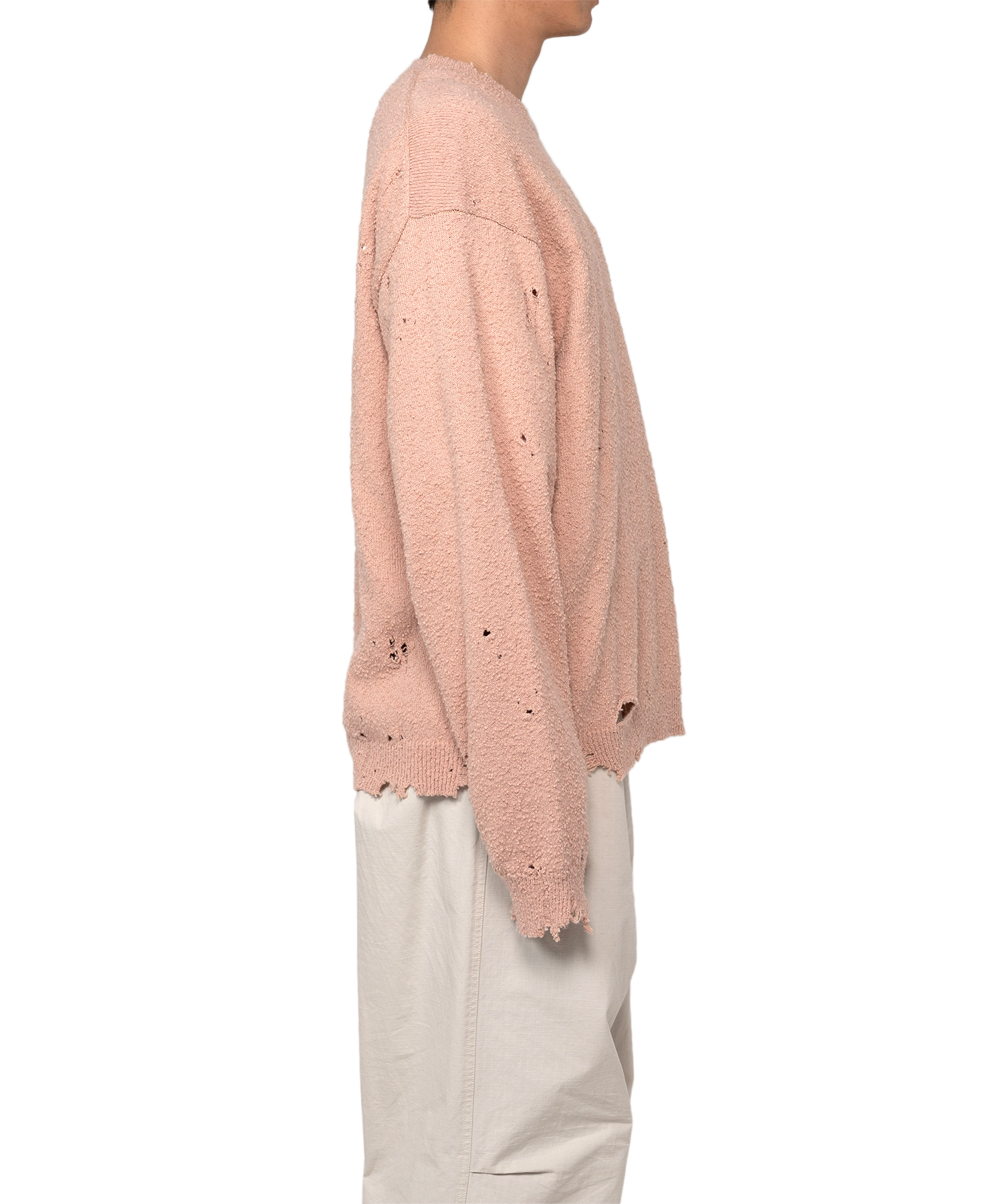 Distressed Knit Sweater