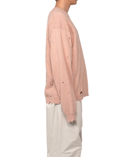 Distressed Knit Sweater