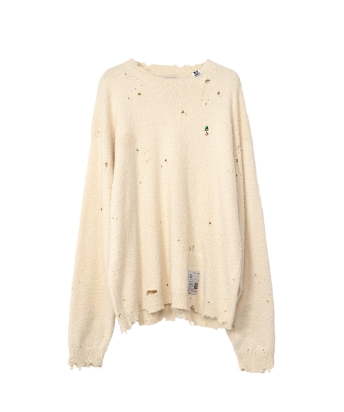 Distressed Knit Sweater