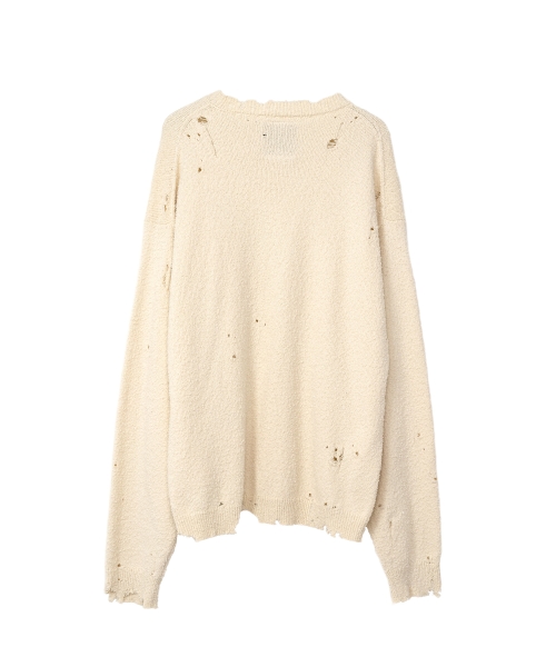 Distressed Knit Sweater