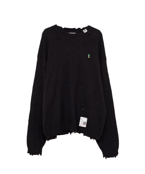 Distressed Knit Sweater