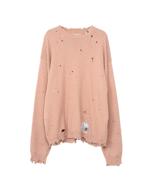 Distressed Knit Sweater