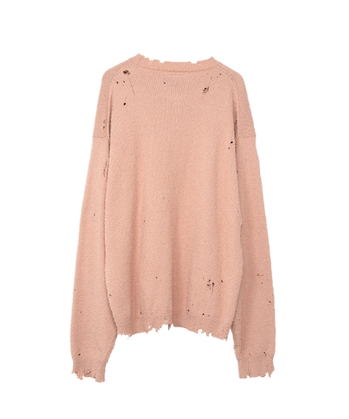 Distressed Knit Sweater