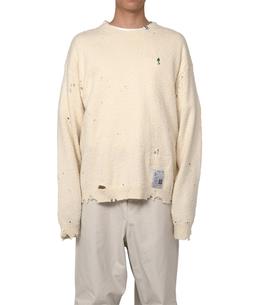 Distressed Knit Sweater