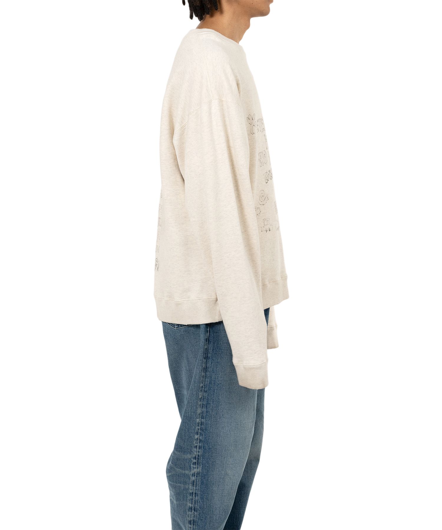 The toe MARYLEBONE SWEATSHIRT ホワイト Marylebone Sweatshirt – THE TOÉ