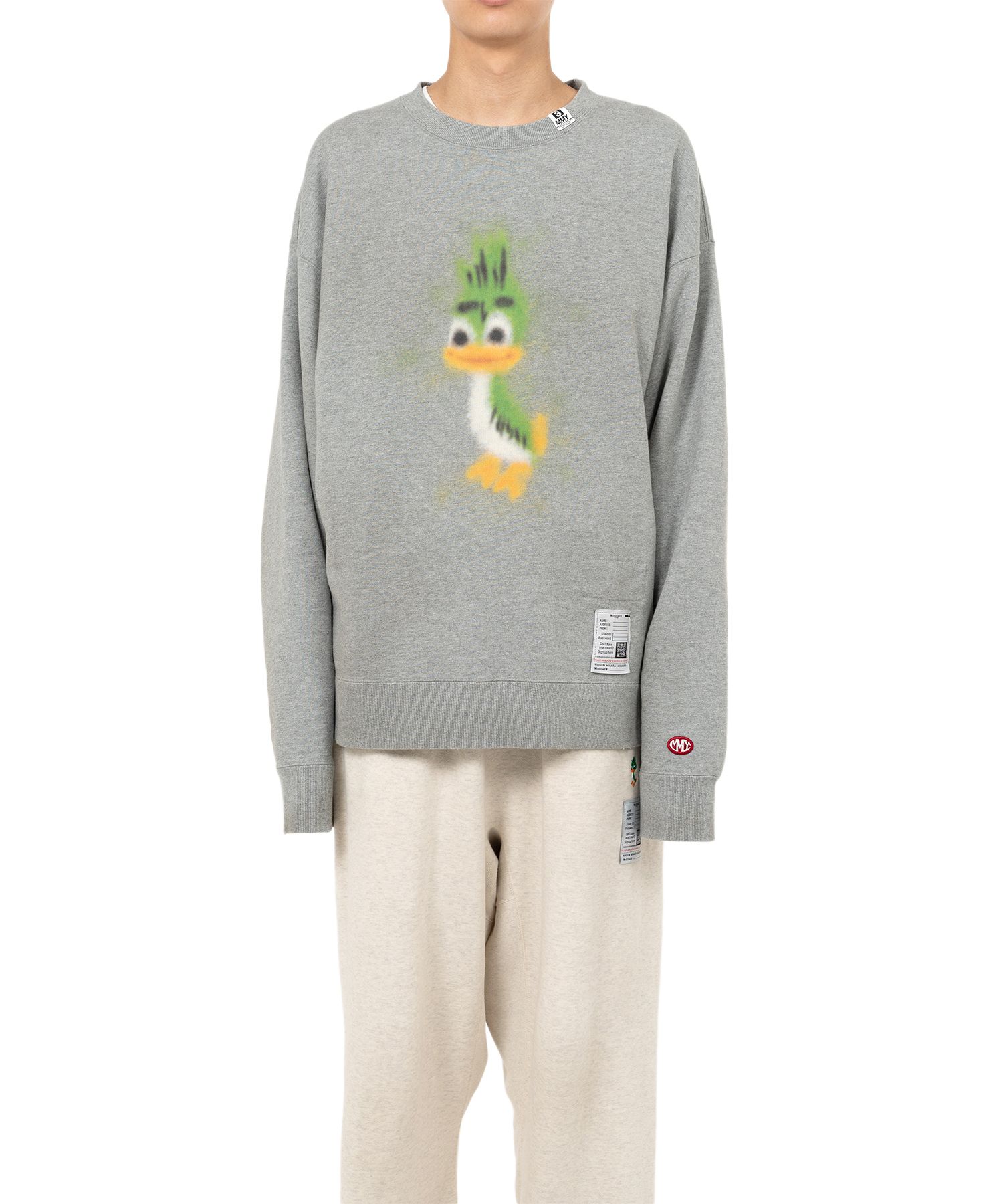 MIHARA YASUHIRO 国内買付 LEON Printed Distressed Sweatshirt Maison MIHARA YASUHIRO ONLINE STORE（ミハラヤスヒロ