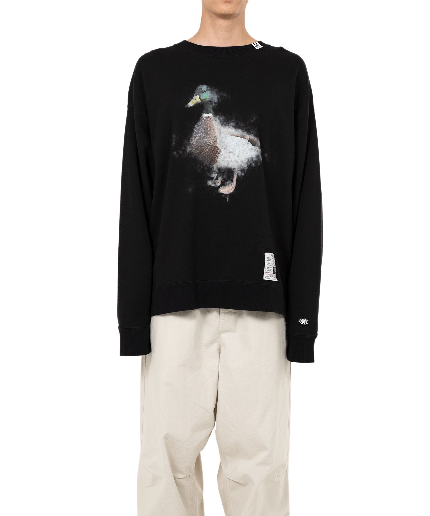 【mihara yasuhiro】Duck Printed Sweatshirt 全３色 男女兼用 Maison MIHARA YASUHIRO ONLINE STORE（ミハラヤスヒロ