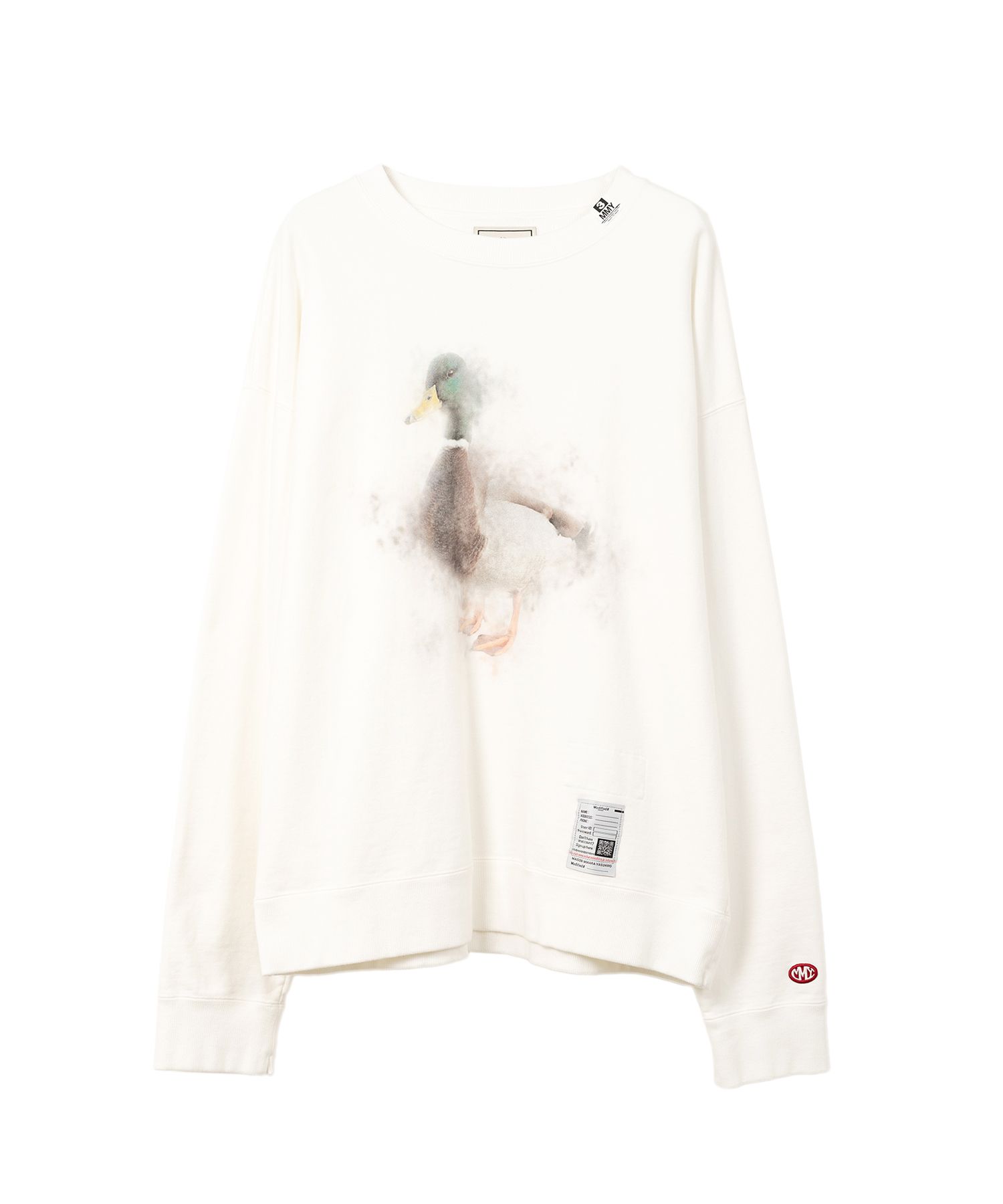 【mihara yasuhiro】Duck Printed Sweatshirt 全３色 男女兼用 Maison MIHARA YASUHIRO ONLINE STORE（ミハラヤスヒロ