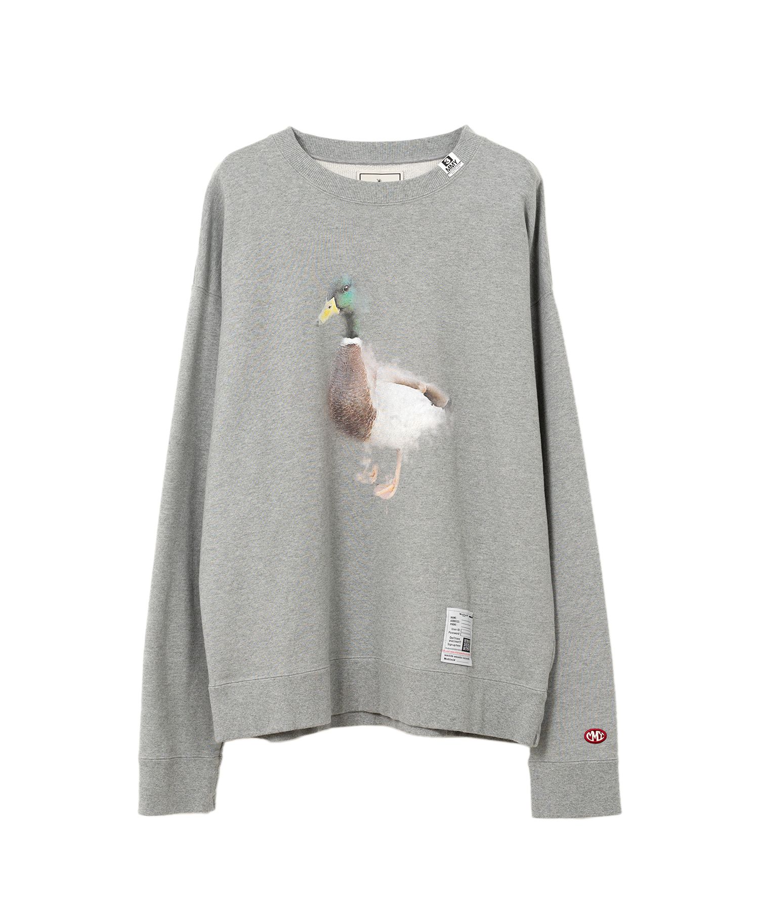【mihara yasuhiro】Duck Printed Sweatshirt 全３色 男女兼用 Maison MIHARA YASUHIRO ONLINE STORE（ミハラヤスヒロ