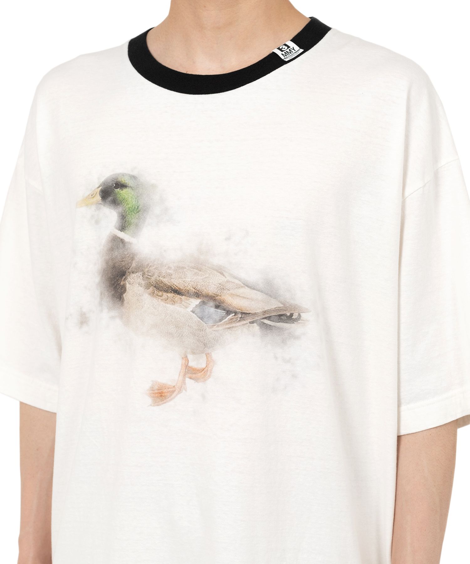 MIHARA YASUHIRO 国内買付 Duck Printed Ringer T-shirt Maison MIHARA YASUHIRO ONLINE STORE（ミハラヤスヒロ