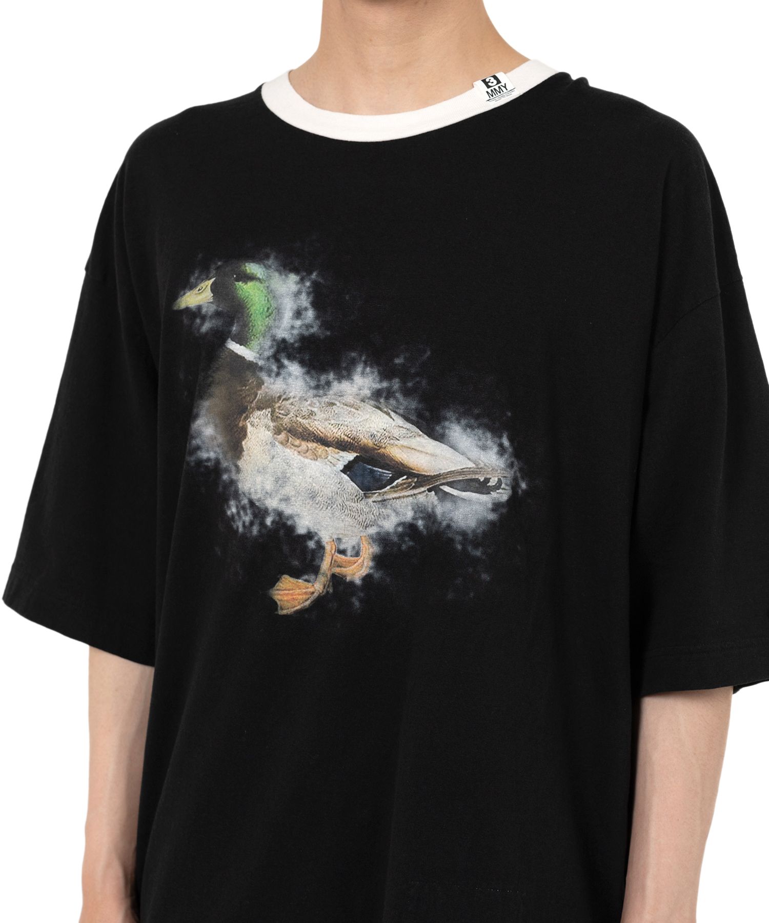 MIHARA YASUHIRO 国内買付 Duck Printed Ringer T-shirt Maison MIHARA YASUHIRO ONLINE STORE（ミハラヤスヒロ