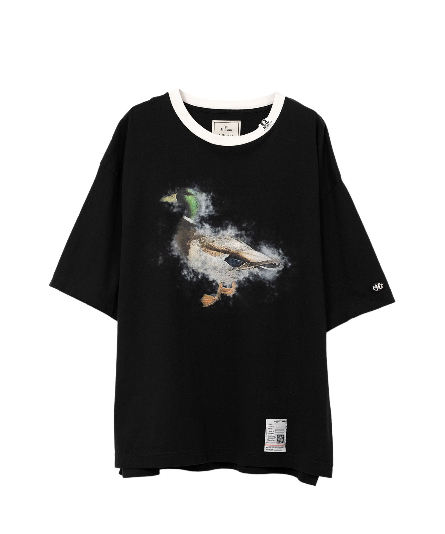 ★MIHARAYASUHIRO★ダックプリントリンガーTシャツ Maison MIHARA YASUHIRO ONLINE STORE(ミハラヤスヒロ