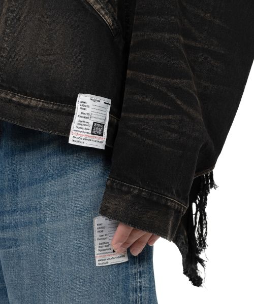 Military Jacket Layered Denim Jacket