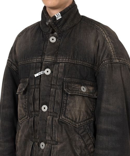 Denim Puffer Jacket