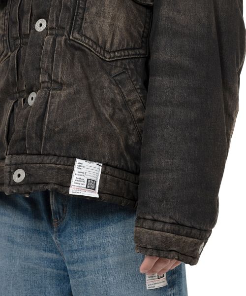 Denim Puffer Jacket