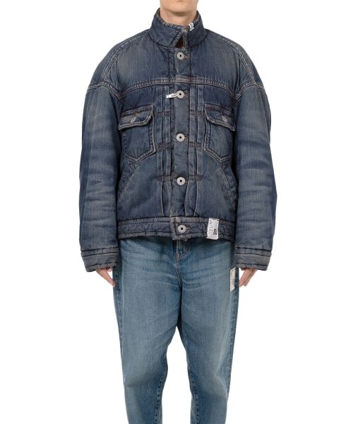 Denim Puffer Jacket