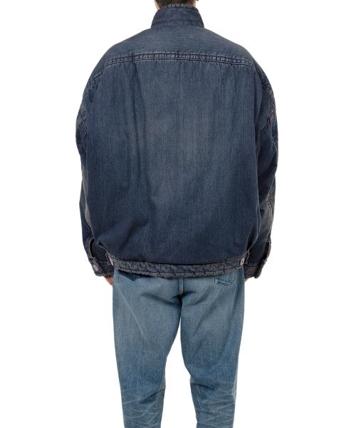 Denim Puffer Jacket