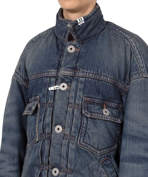 Denim Puffer Jacket
