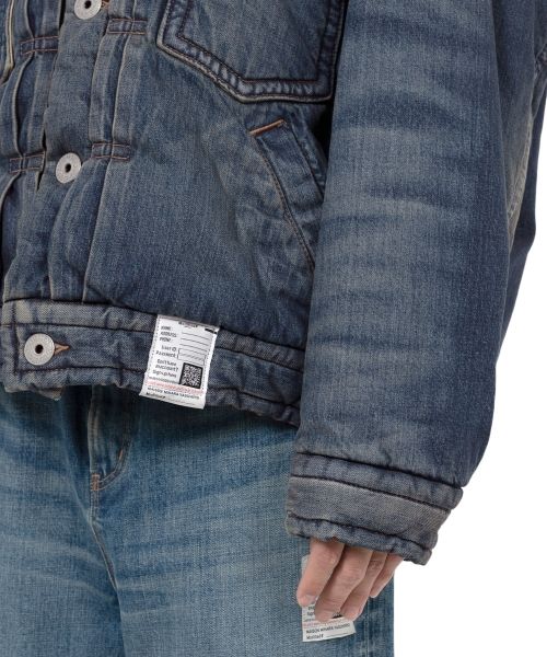 Denim Puffer Jacket
