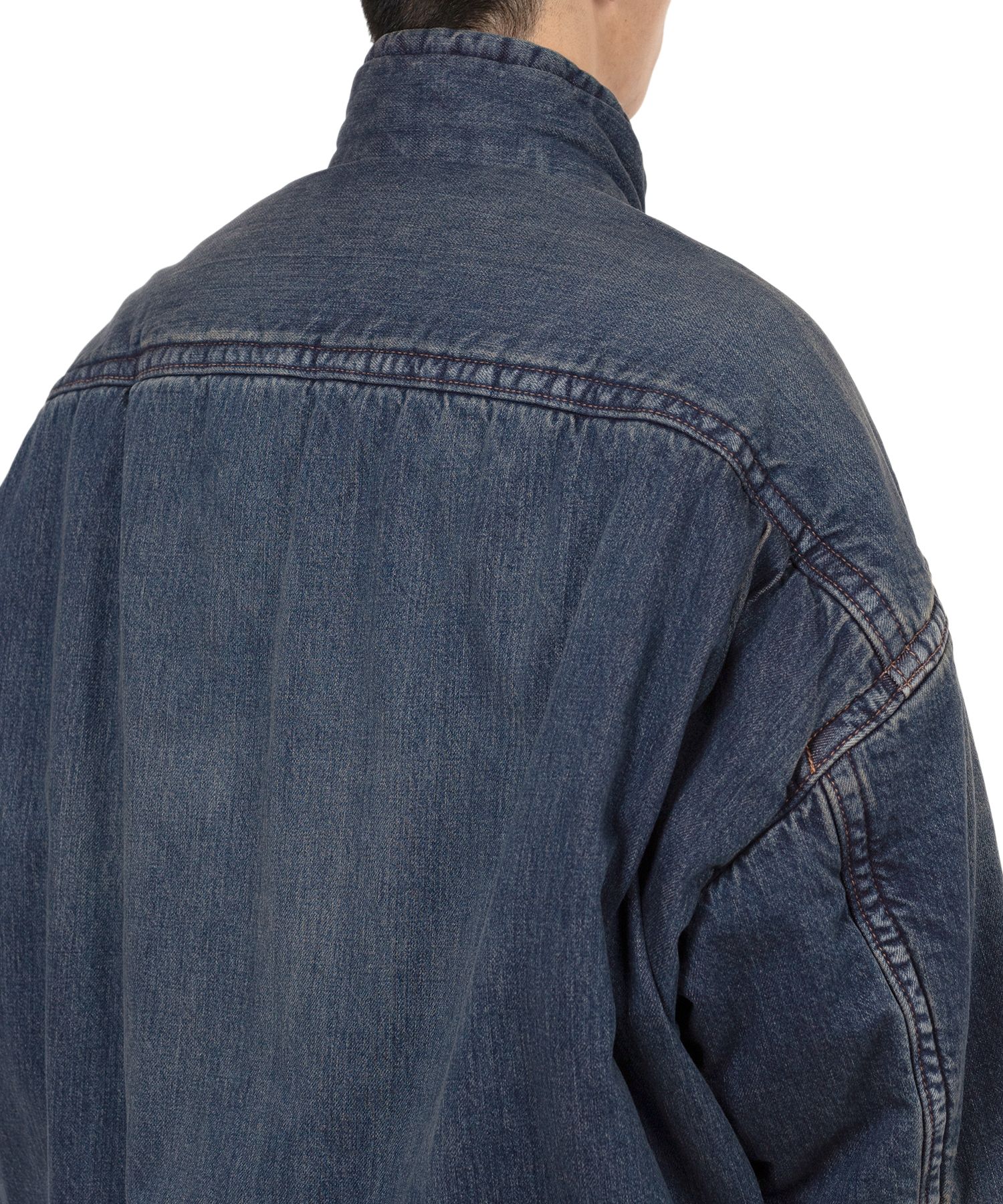 Denim Puffer Jacket